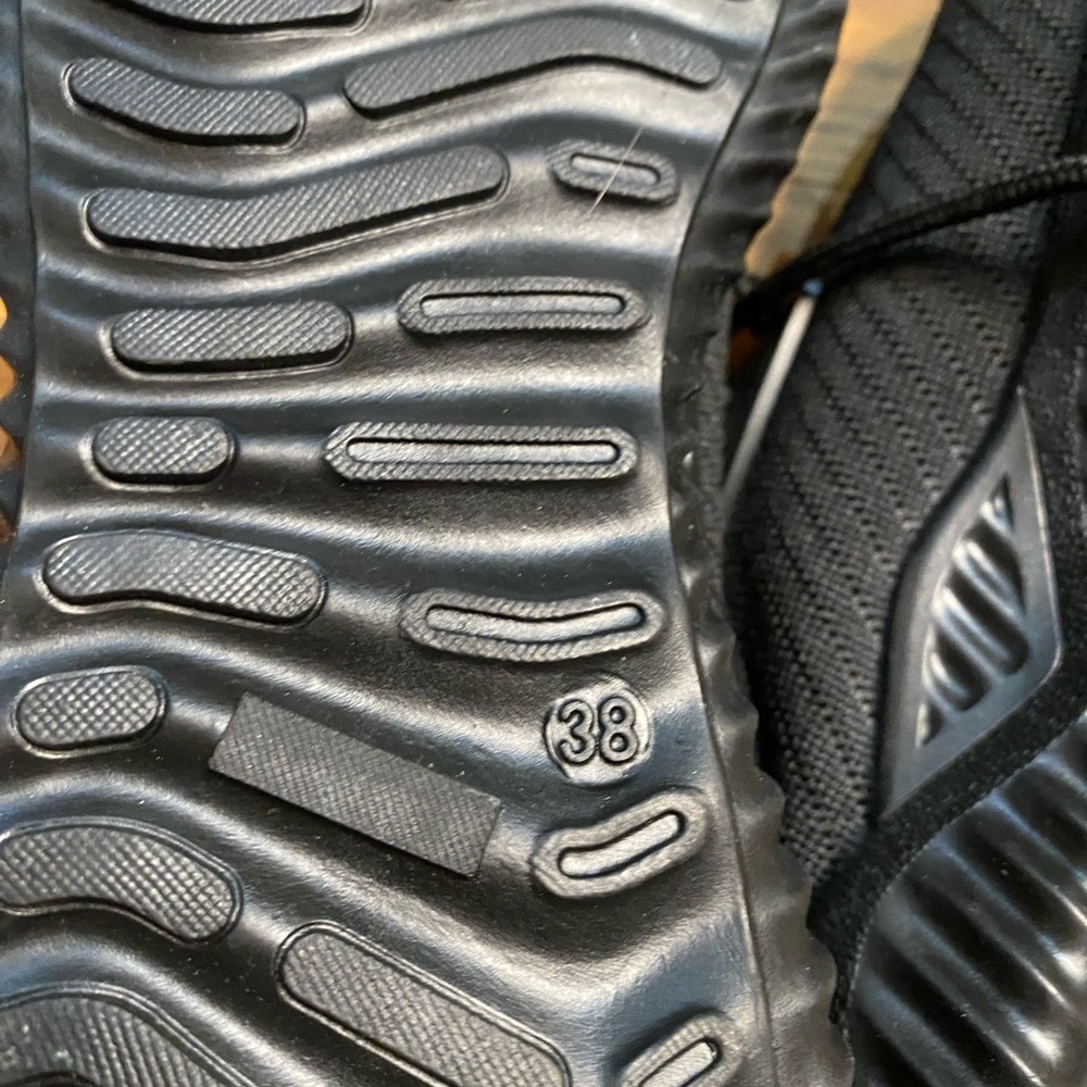 Furian Black Knit Steel Toe Sneakers Lace-Up EU 38 - Picture 7 of 9